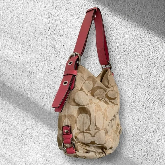 Coach Signature Duffle Shoulder Bag - Picture 3 of 14